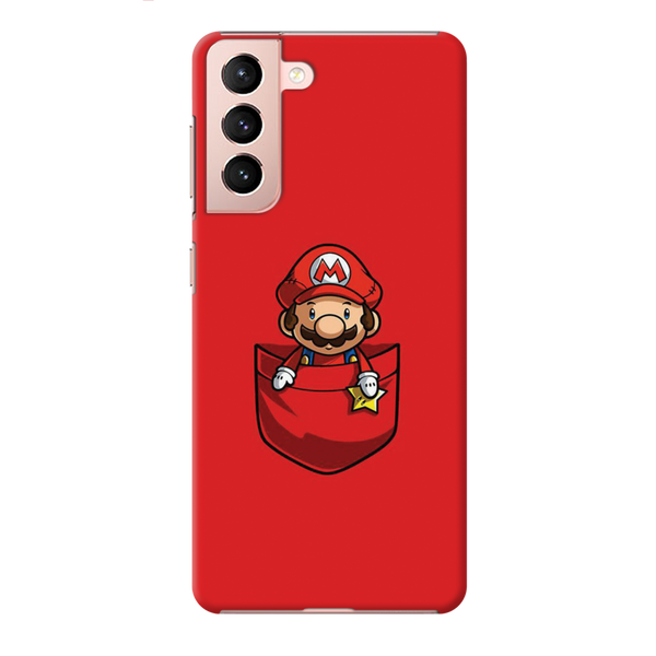 Mario Printed Slim Cases and Cover for Galaxy S21