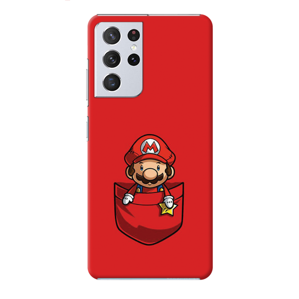Mario Printed Slim Cases and Cover for Galaxy S21 Ultra