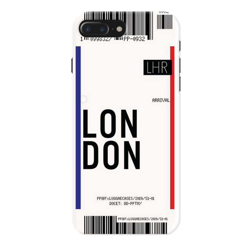 London Ticket Printed Slim Cases and Cover for iPhone 8 Plus