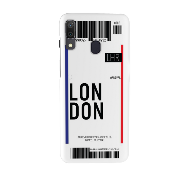 London Ticket Printed Slim Cases and Cover for Galaxy A30