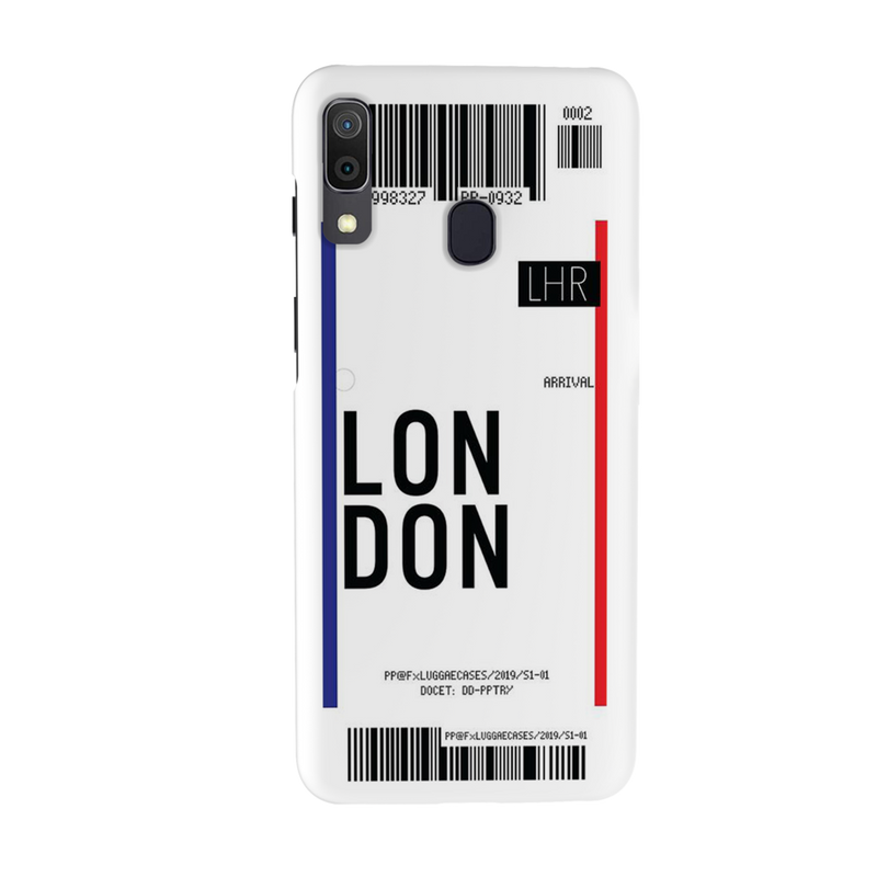 London Ticket Printed Slim Cases and Cover for Galaxy A30