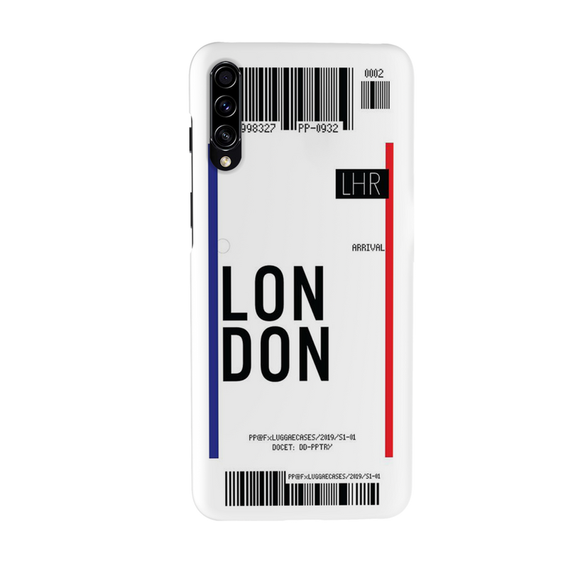 London Ticket Printed Slim Cases and Cover for Galaxy A50