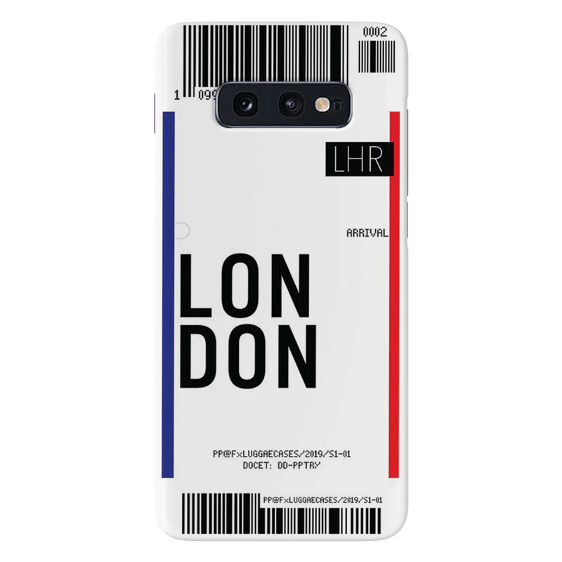 London Ticket Printed Slim Cases and Cover for Galaxy S10E
