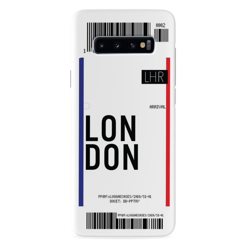 London Ticket Printed Slim Cases and Cover for Galaxy S10