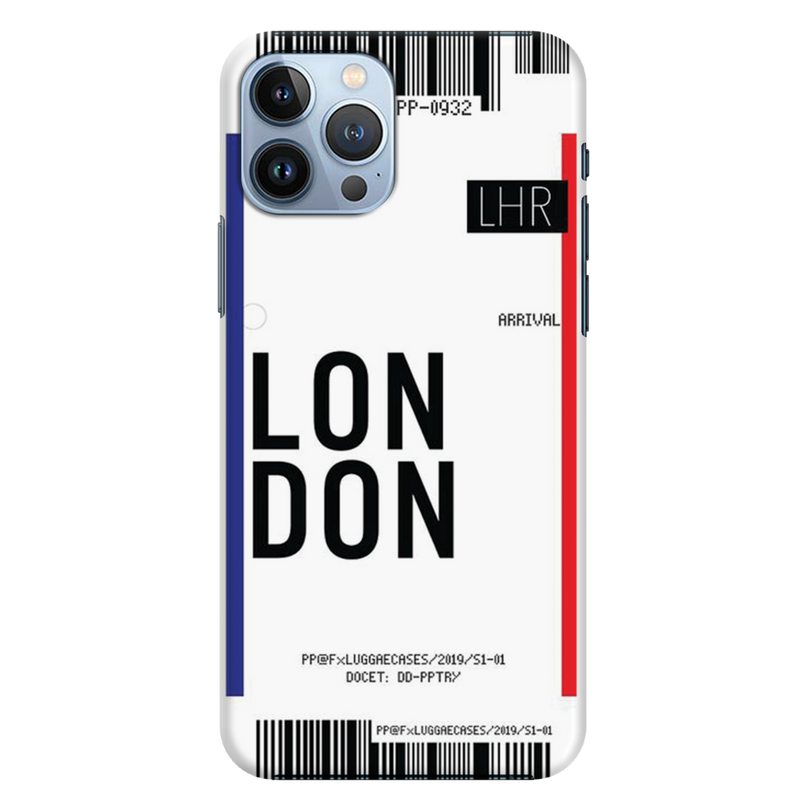 London Ticket Printed Slim Cases and Cover for iPhone 13 Pro Max