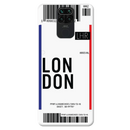 London Ticket Printed Slim Cases and Cover for Redmi Note 9