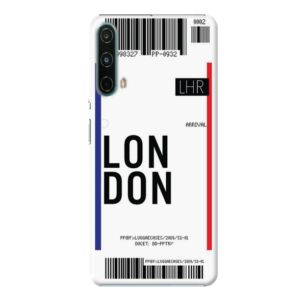 London Ticket Printed Slim Cases and Cover for OnePlus Nord CE 5G