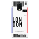 London Ticket Printed Slim Cases and Cover for Redmi Note 9 Pro Max