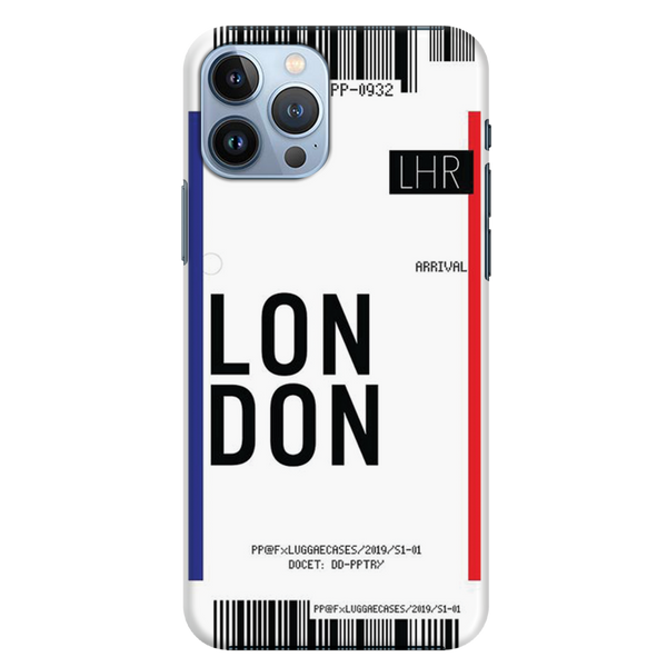 London Ticket Printed Slim Cases and Cover for iPhone 13 Pro