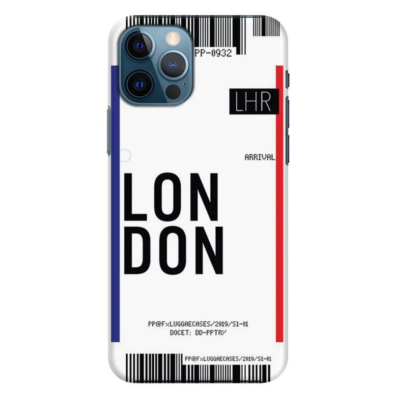 London Ticket Printed Slim Cases and Cover for iPhone 12 Pro Max