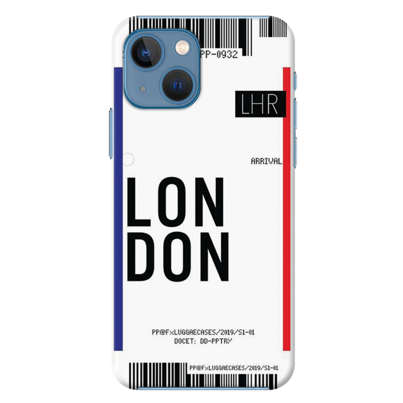 London Ticket Printed Slim Cases and Cover for iPhone 13