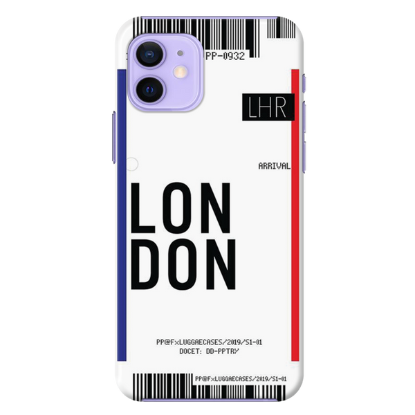 London Ticket Printed Slim Cases and Cover for iPhone 12 Mini
