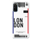 London Ticket Printed Slim Cases and Cover for Galaxy S20 Plus