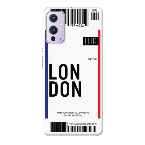 London Ticket Printed Slim Cases and Cover for OnePlus 9