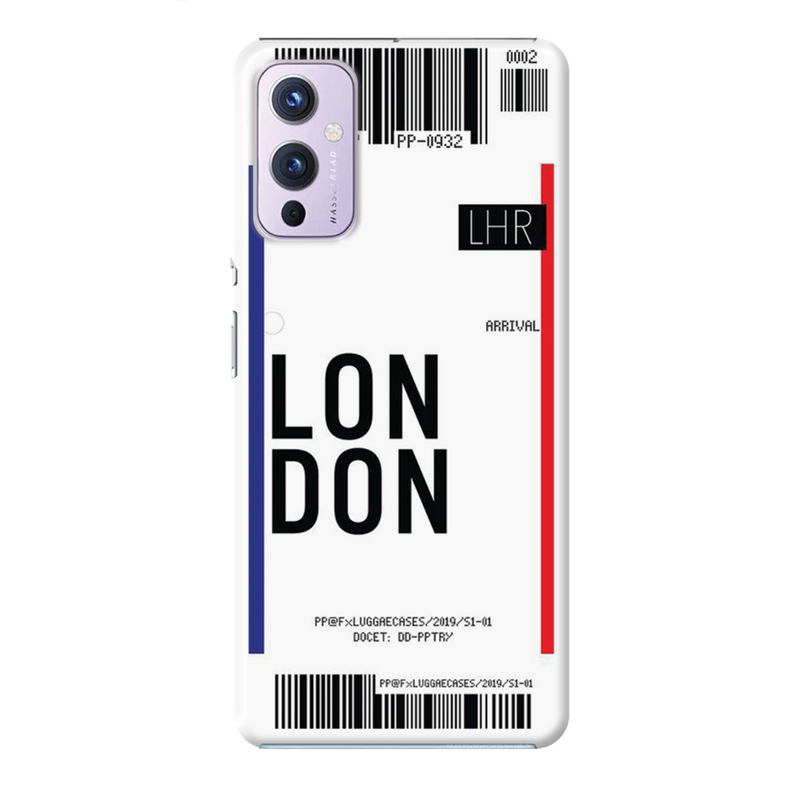 London Ticket Printed Slim Cases and Cover for OnePlus 9