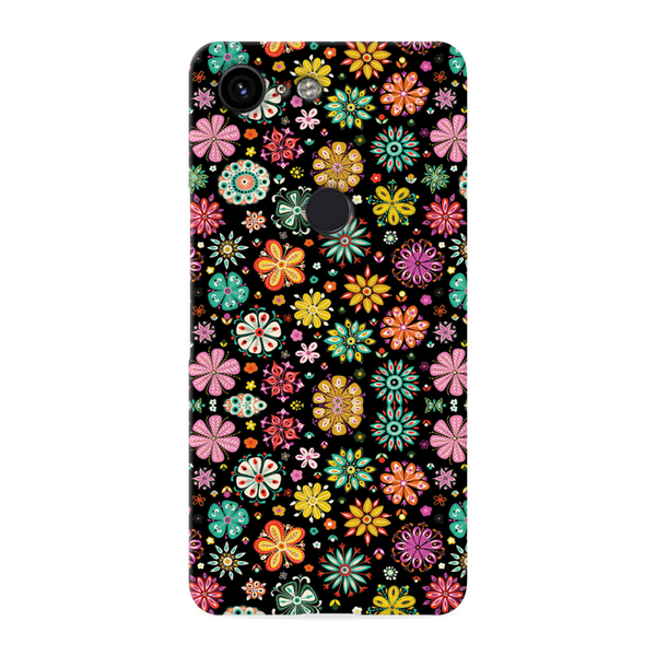 Night Florals Printed Slim Cases and Cover for Pixel 3