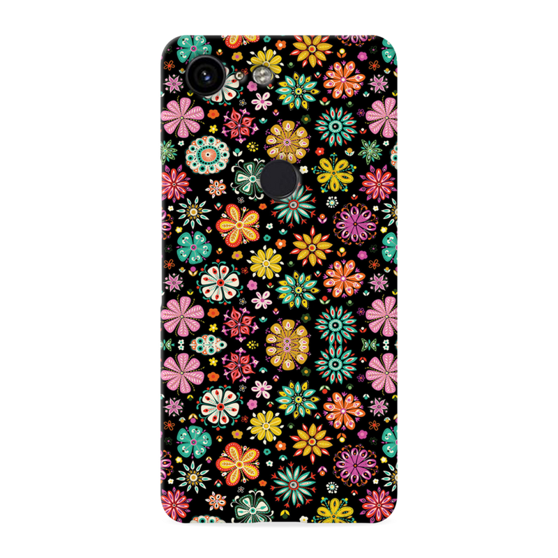 Night Florals Printed Slim Cases and Cover for Pixel 3