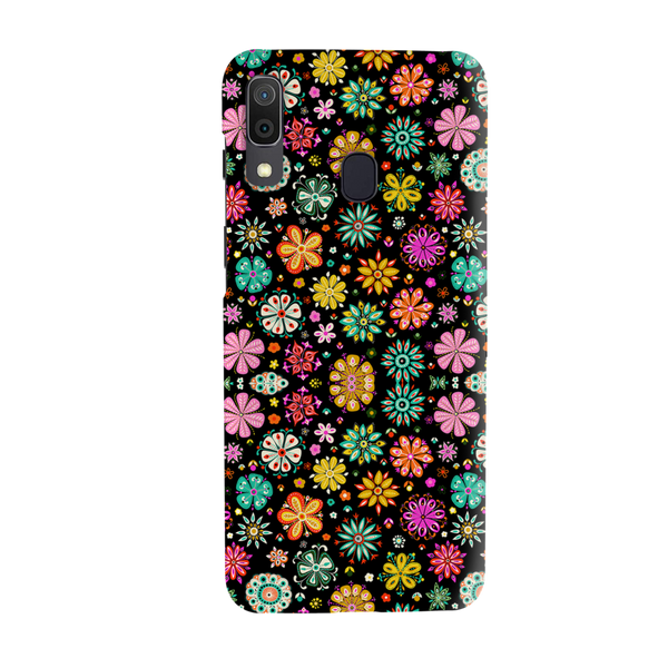 Night Florals Printed Slim Cases and Cover for Galaxy A30