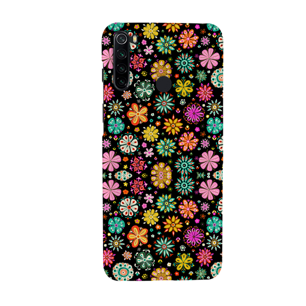 Night Florals Printed Slim Cases and Cover for Redmi Note 8