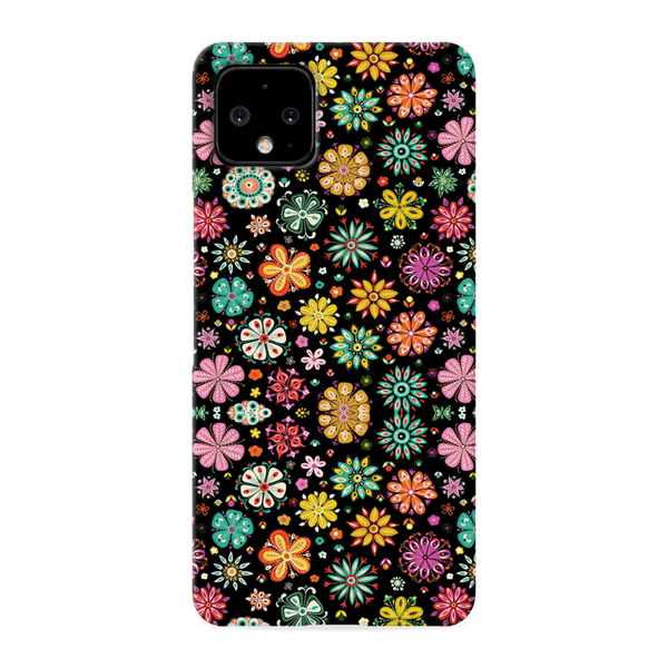 Night Florals Printed Slim Cases and Cover for Pixel 4