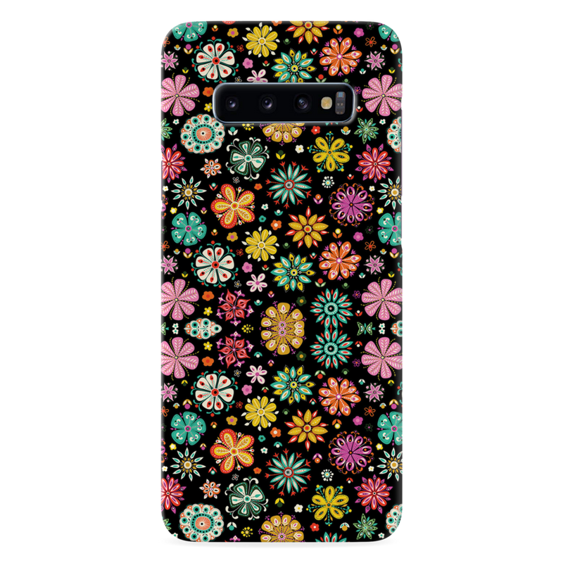Night Florals Printed Slim Cases and Cover for Galaxy S10