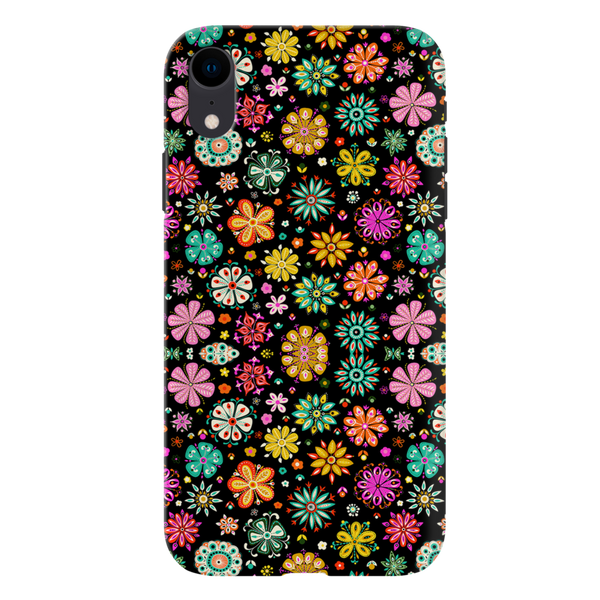 Night Florals Printed Slim Cases and Cover for iPhone XR