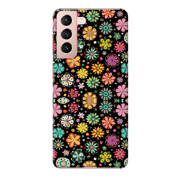 Night Florals Printed Slim Cases and Cover for Galaxy S21 Plus