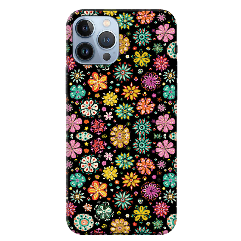 Night Florals Printed Slim Cases and Cover for iPhone 13 Pro