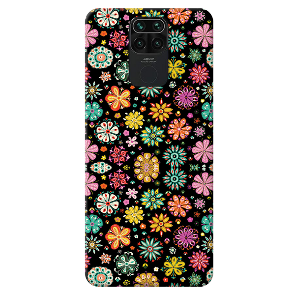 Night Florals Printed Slim Cases and Cover for Redmi Note 9