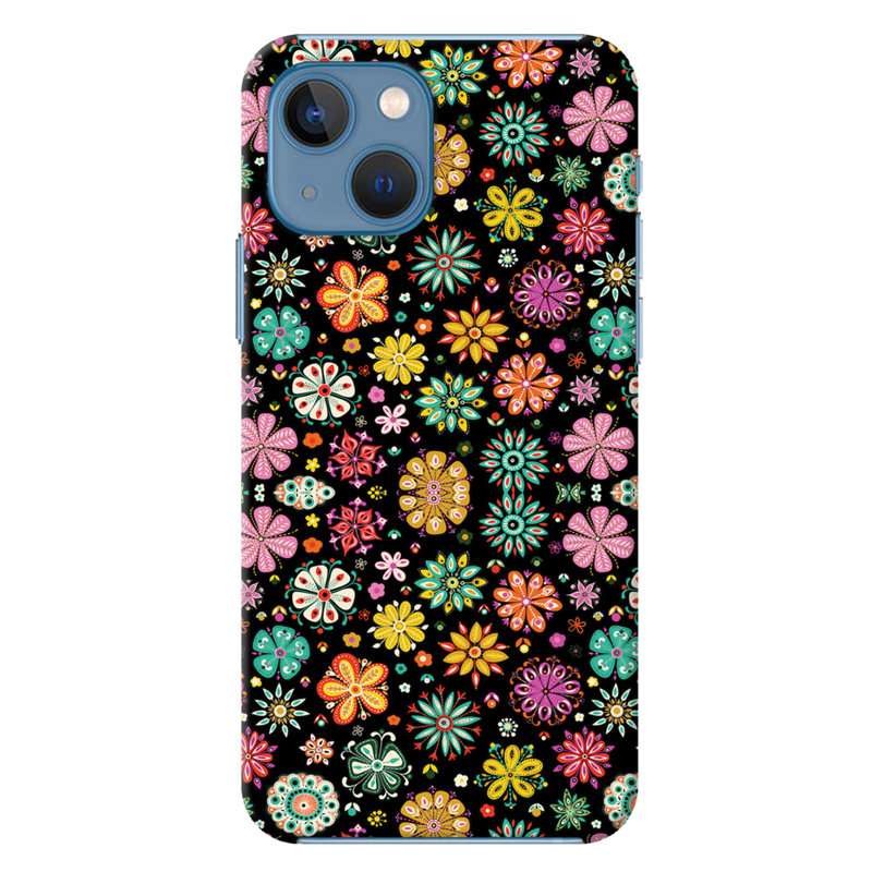 Night Florals Printed Slim Cases and Cover for iPhone 13 Mini