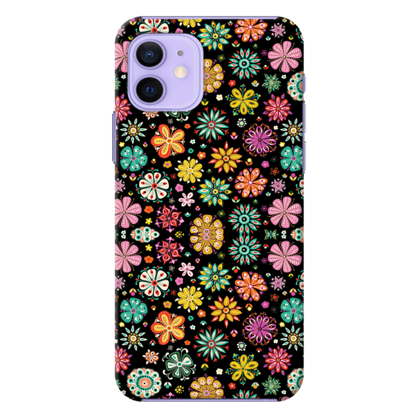 Night Florals Printed Slim Cases and Cover for iPhone 12 Mini