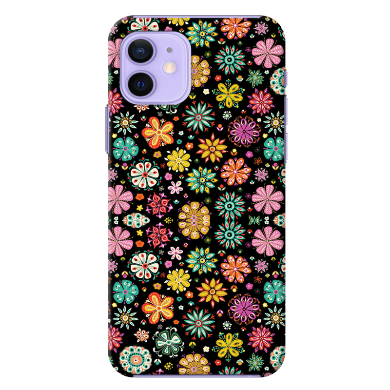 Night Florals Printed Slim Cases and Cover for iPhone 12 Mini