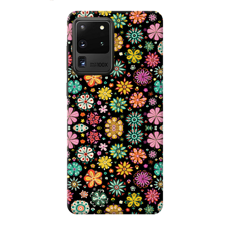 Night Florals Printed Slim Cases and Cover for Galaxy S20 Ultra