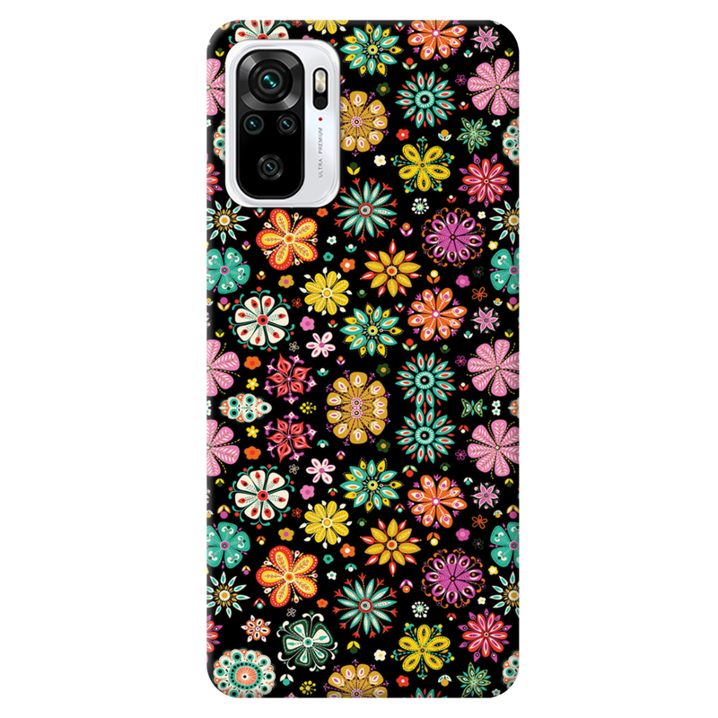 Night Florals Printed Slim Cases and Cover for Redmi Note 10