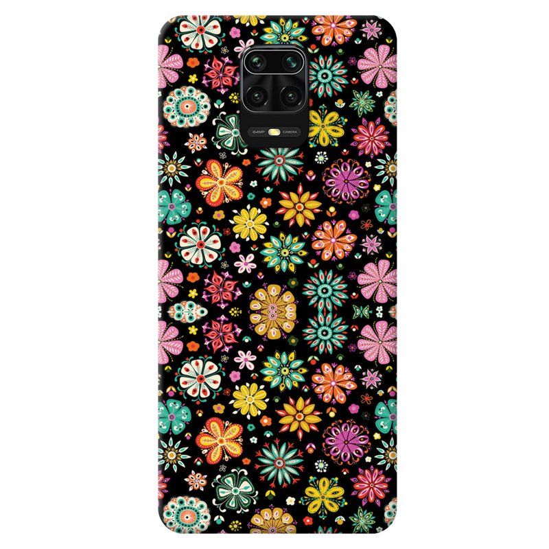 Night Florals Printed Slim Cases and Cover for Redmi Note 9 Pro Max