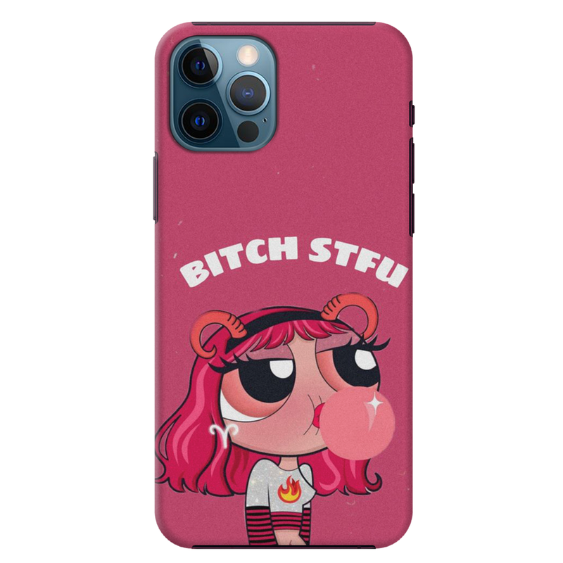Bitch STFU Printed Slim Cases and Cover for iPhone 12 Pro Max