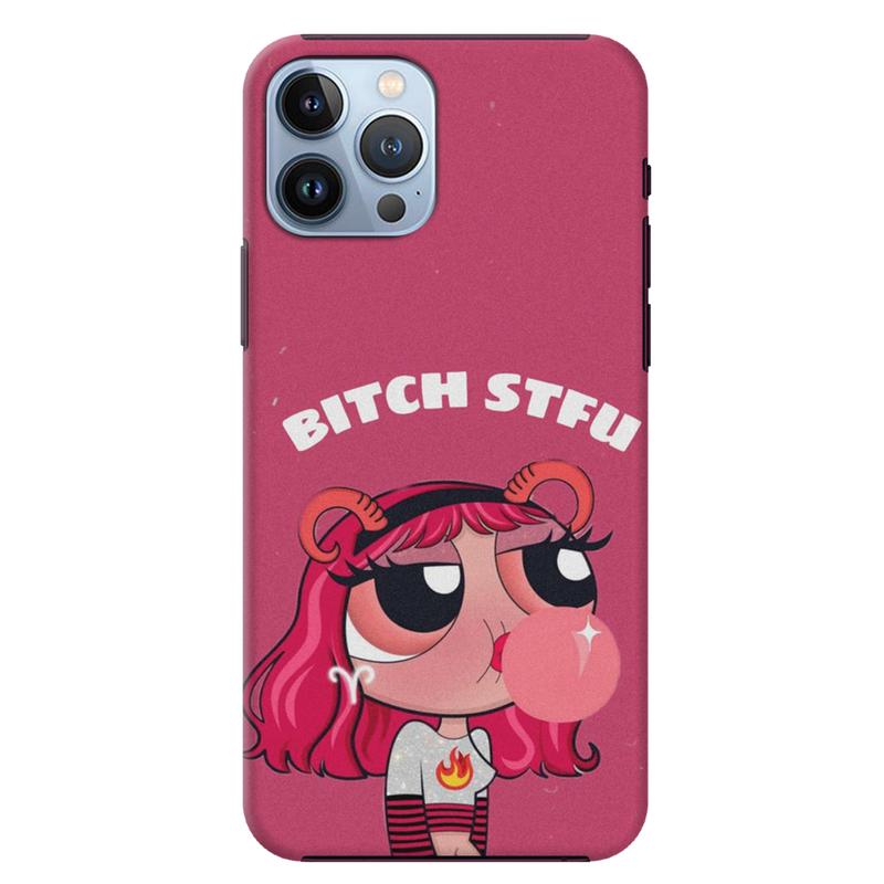 Bitch STFU Printed Slim Cases and Cover for iPhone 13 Pro Max