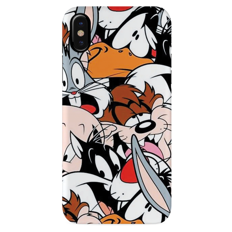 Looney Toons pattern Printed Slim Cases and Cover for iPhone XS