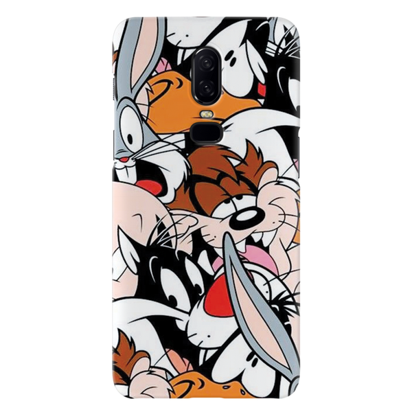 Looney Toons pattern Printed Slim Cases and Cover for OnePlus 6