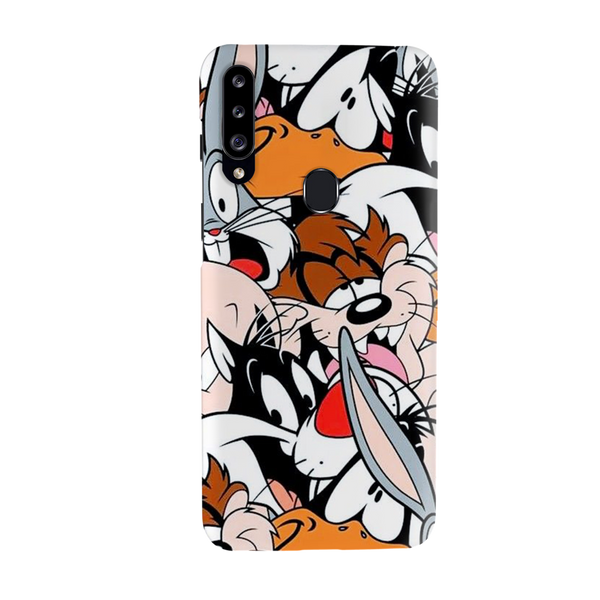 Looney Toons pattern Printed Slim Cases and Cover for Galaxy A20S