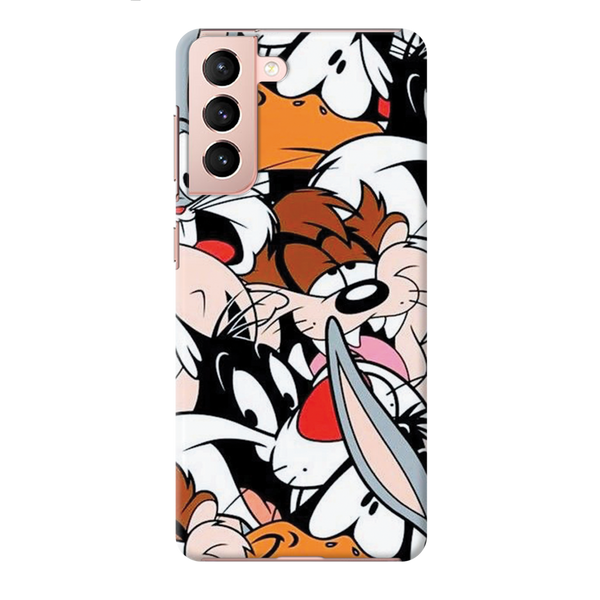 Looney Toons pattern Printed Slim Cases and Cover for Galaxy S21