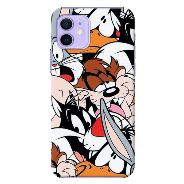 Looney Toons pattern Printed Slim Cases and Cover for iPhone 12 Mini