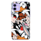 Looney Toons pattern Printed Slim Cases and Cover for iPhone 12 Mini