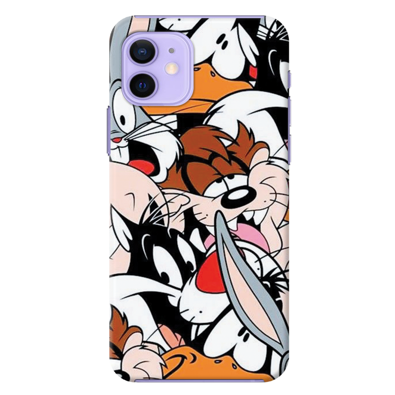 Looney Toons pattern Printed Slim Cases and Cover for iPhone 12 Mini