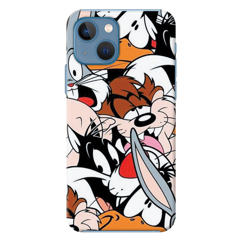 Looney Toons pattern Printed Slim Cases and Cover for iPhone 13