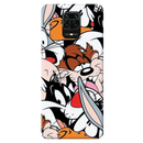 Looney Toons pattern Printed Slim Cases and Cover for Redmi Note 9 Pro Max