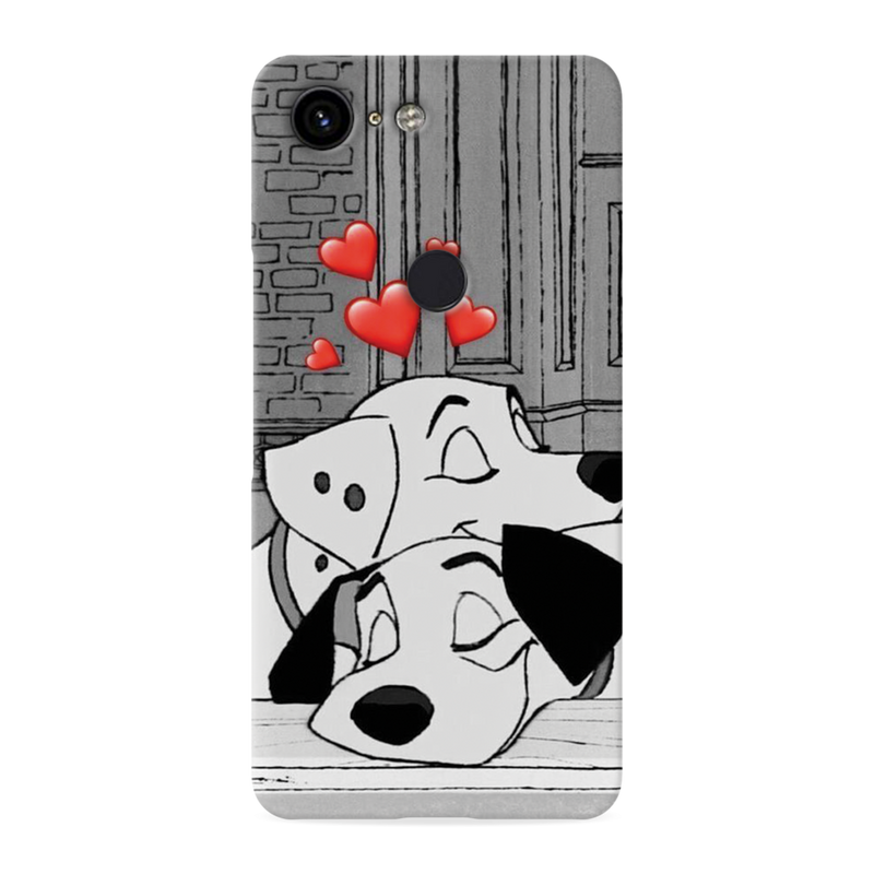 Dogs Love Printed Slim Cases and Cover for Pixel 3