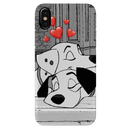 Dogs Love Printed Slim Cases and Cover for iPhone XS