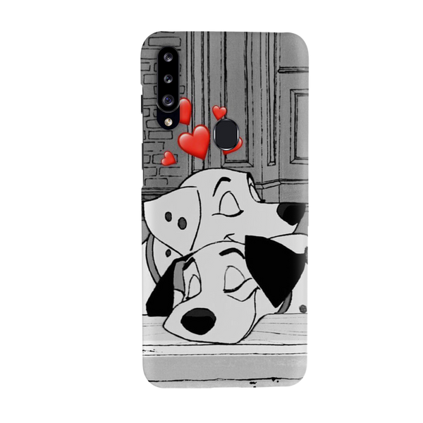 Dogs Love Printed Slim Cases and Cover for Galaxy A20S