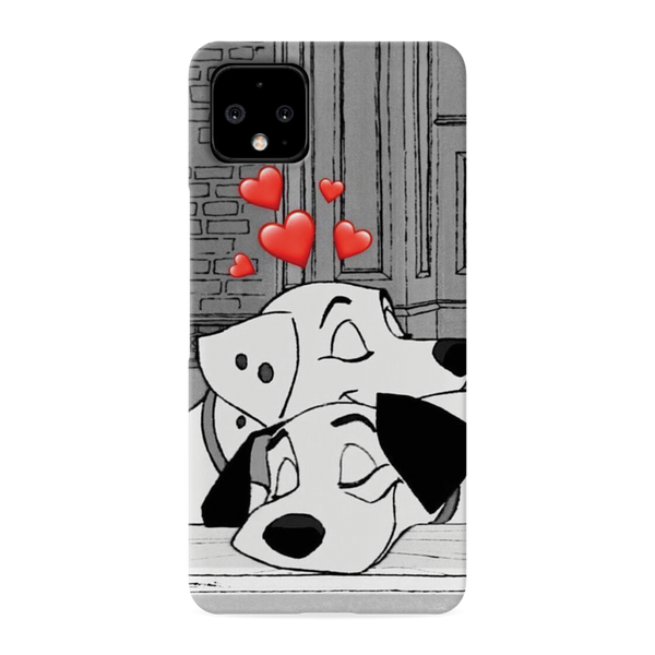 Dogs Love Printed Slim Cases and Cover for Pixel 4